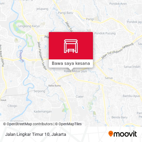 Peta Jalan Lingkar Timur 10