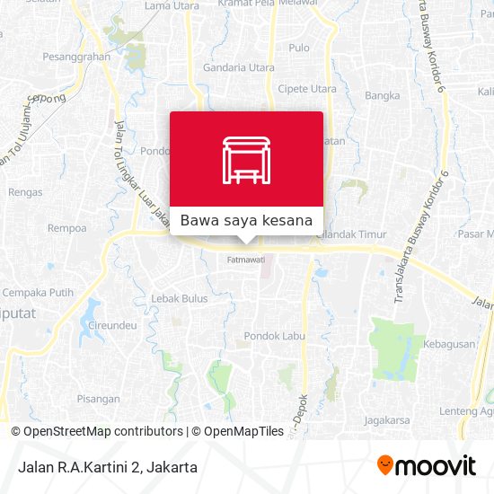 Peta Jalan R.A.Kartini 2