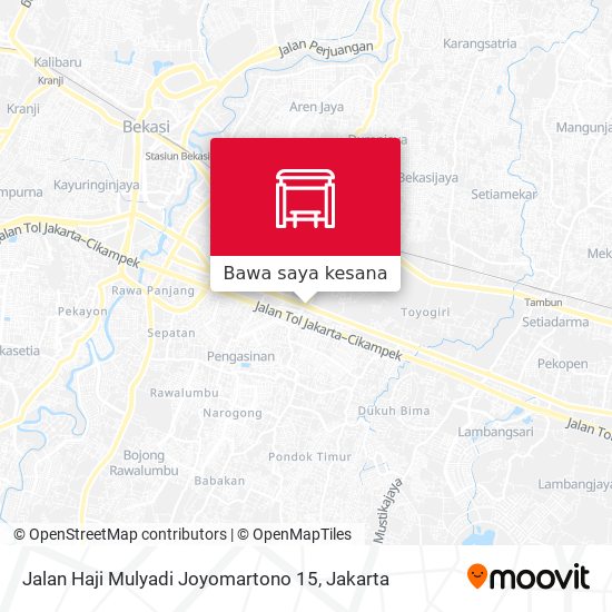 Peta Jalan Haji Mulyadi Joyomartono 15
