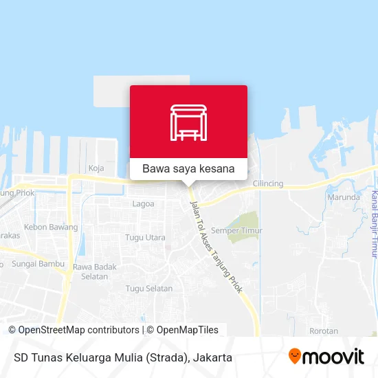 Peta SD Tunas Keluarga Mulia (Strada)