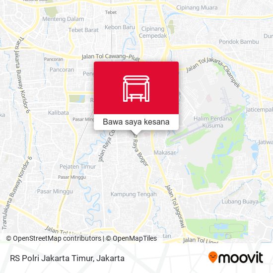Peta RS Polri Jakarta Timur