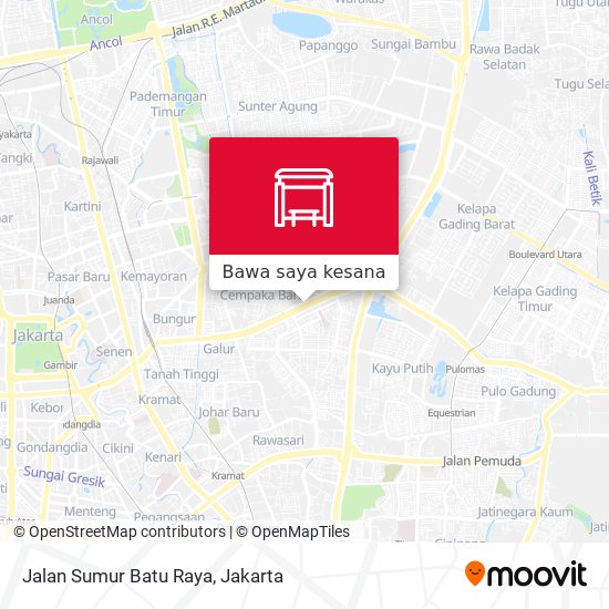 Peta Jalan Sumur Batu Raya