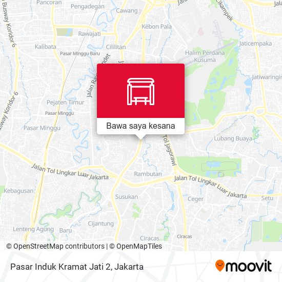 Peta Pasar Induk Kramat Jati 2