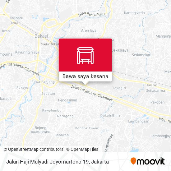 Peta Jalan Haji Mulyadi Joyomartono 19