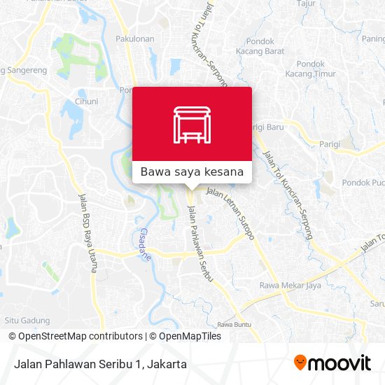 Peta Jalan Pahlawan Seribu 1