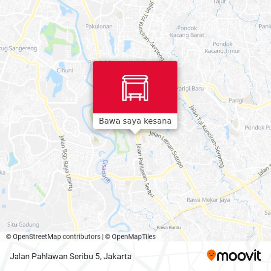 Peta Jalan Pahlawan Seribu 5