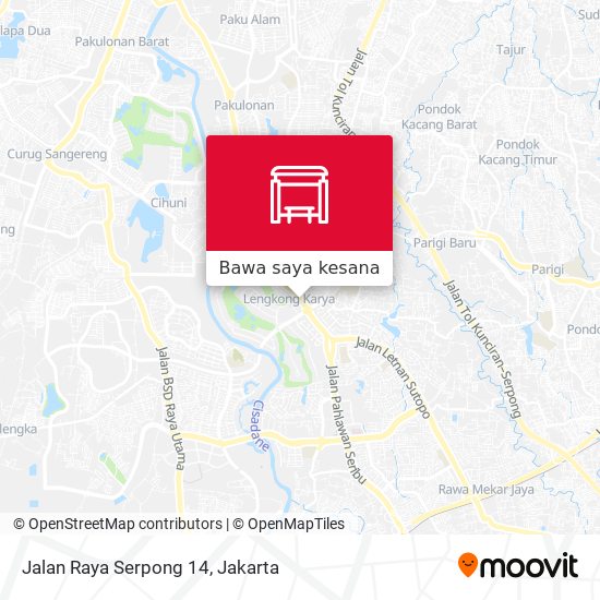 Peta Jalan Raya Serpong 14