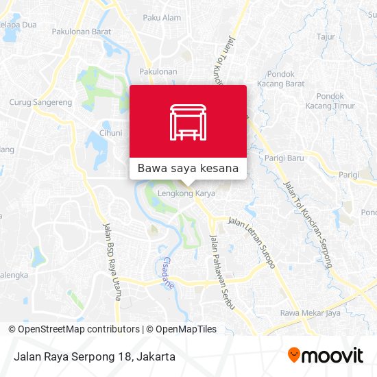 Peta Jalan Raya Serpong 18