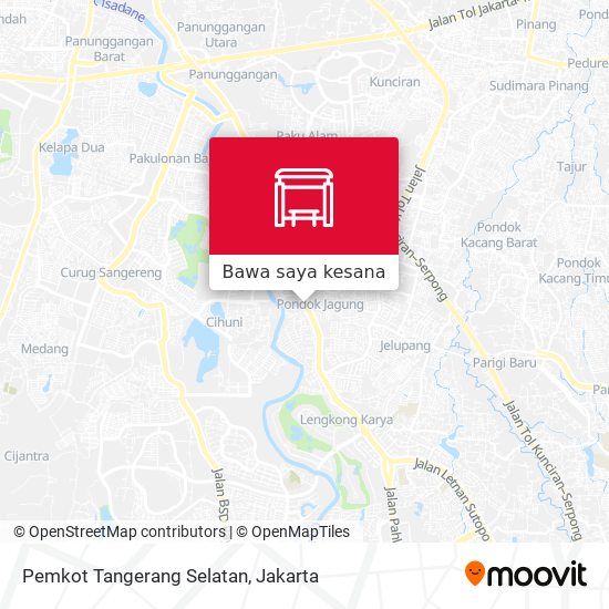 Peta Pemkot Tangerang Selatan