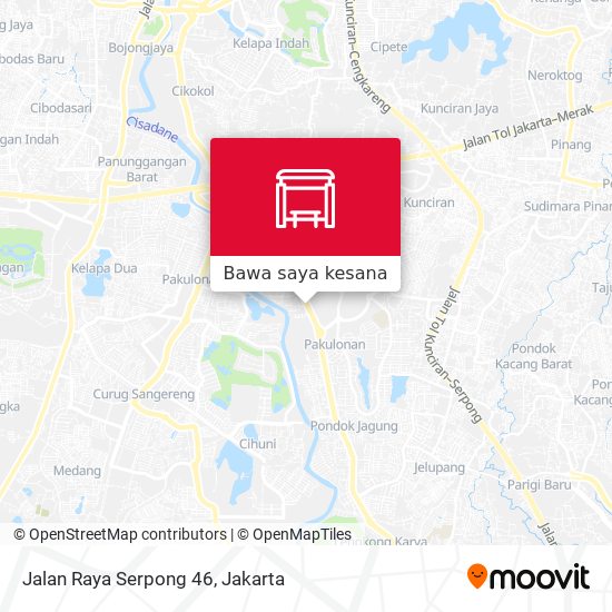 Peta Jalan Raya Serpong 46