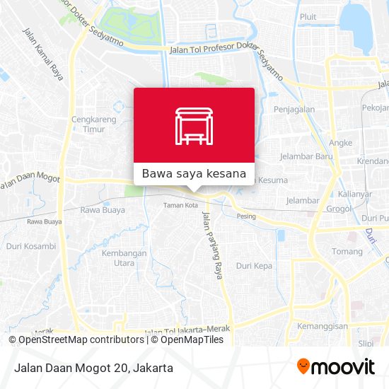 Peta Jalan Daan Mogot 20