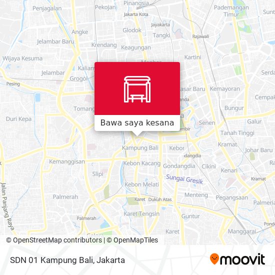Peta SDN 01 Kampung Bali