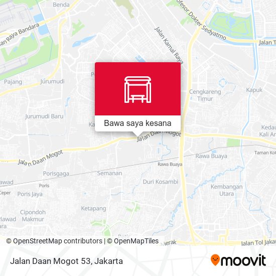 Peta Jalan Daan Mogot 53