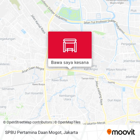 Peta SPBU Pertamina Daan Mogot