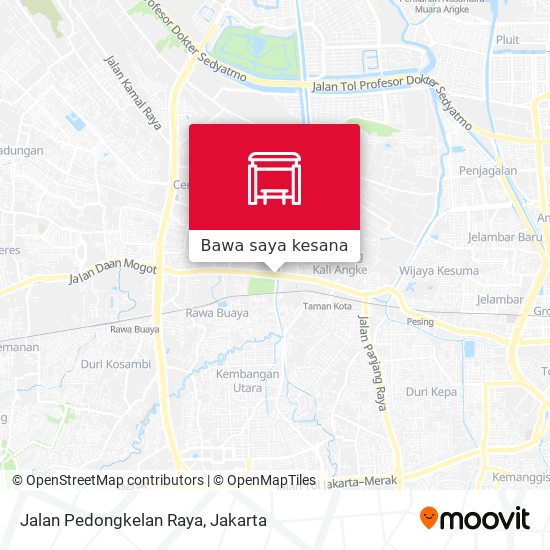 Peta Jalan Pedongkelan Raya
