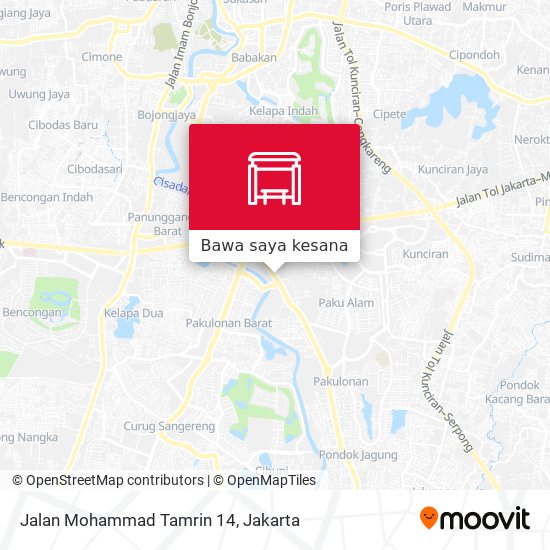 Peta Jalan Mohammad Tamrin 14