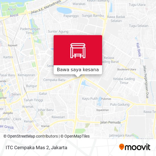 Peta ITC Cempaka Mas 2