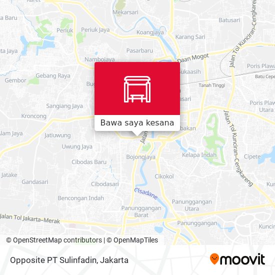Peta Opposite PT Sulinfadin