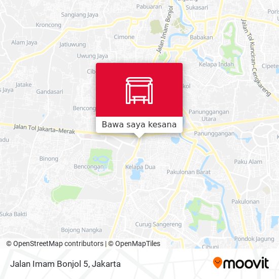 Peta Jalan Imam Bonjol 5