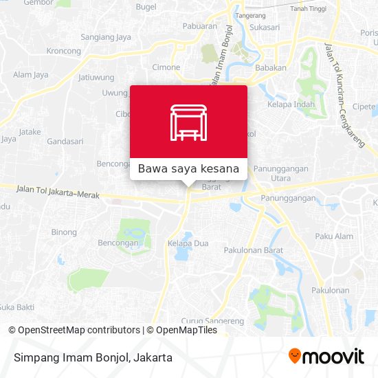 Peta Simpang Imam Bonjol