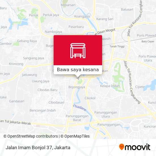 Peta Jalan Imam Bonjol 37