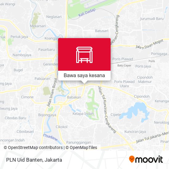 Peta PLN Uid Banten