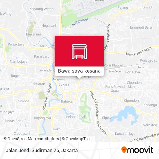 Peta Jalan Jend. Sudirman 26