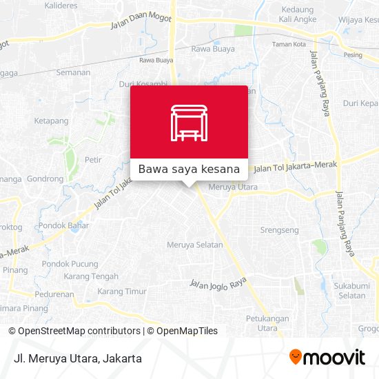 Peta Jl. Meruya Utara