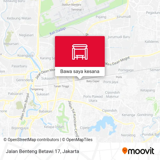 Peta Jalan Benteng Betawi 17