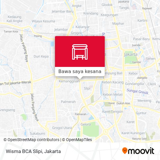 Peta Wisma BCA Slipi