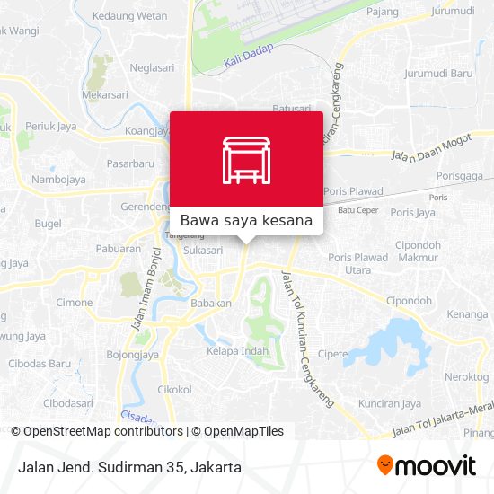 Peta Jalan Jend. Sudirman 35