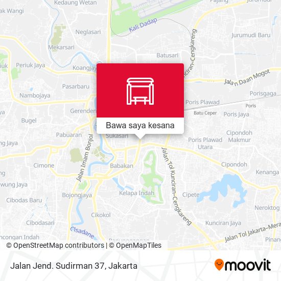 Peta Jalan Jend. Sudirman 37