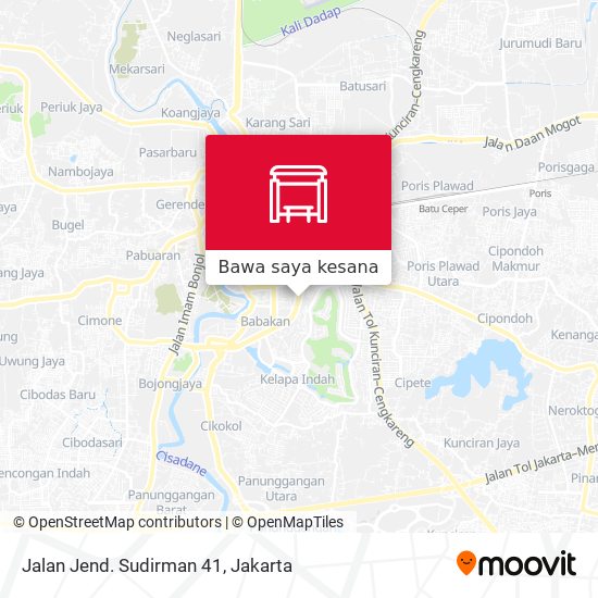 Peta Jalan Jend. Sudirman 41