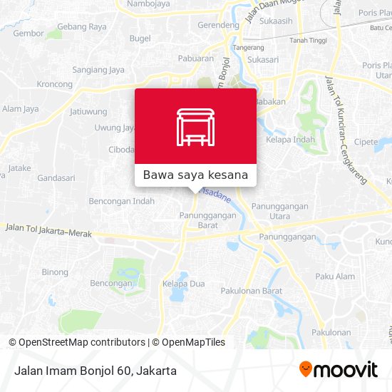 Peta Jalan Imam Bonjol 60