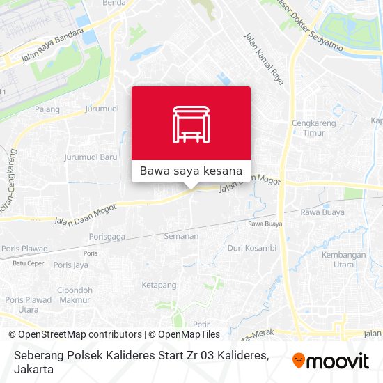 Peta Seberang Polsek Kalideres Start Zr 03 Kalideres