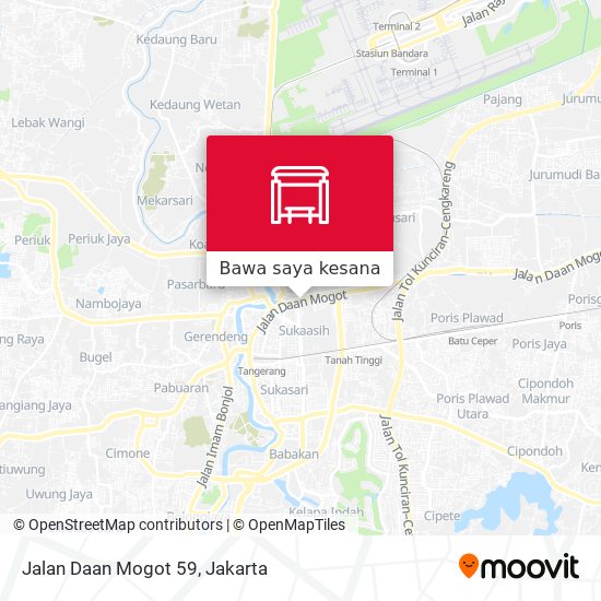 Peta Jalan Daan Mogot 59