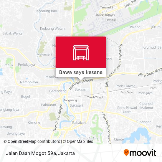 Peta Jalan Daan Mogot 59a