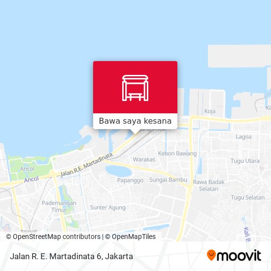 Peta Jalan R. E. Martadinata 6