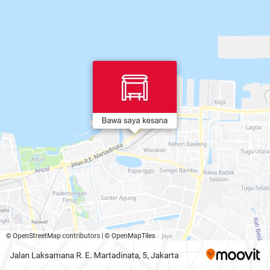 Peta Jalan Laksamana R. E. Martadinata, 5