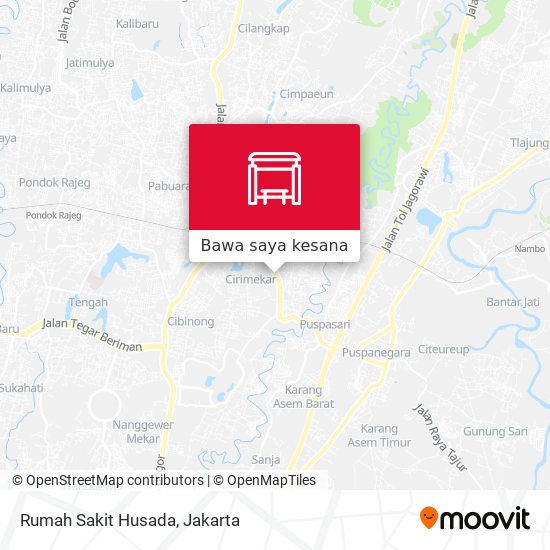 Peta Rumah Sakit Husada