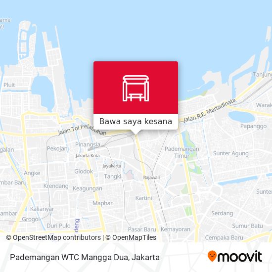 Peta Pademangan WTC Mangga Dua
