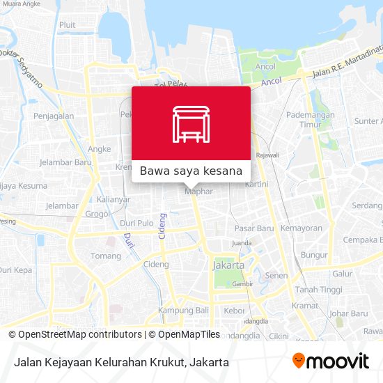Peta Jalan Kejayaan Kelurahan Krukut