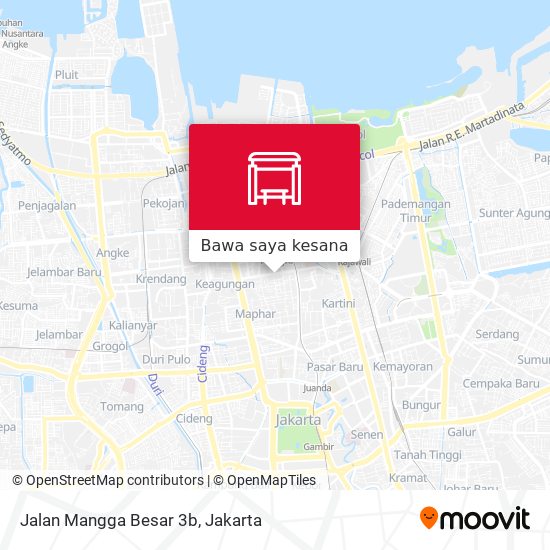 Peta Jalan Mangga Besar 3b