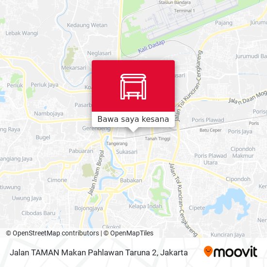 Peta Jalan TAMAN Makan Pahlawan Taruna 2