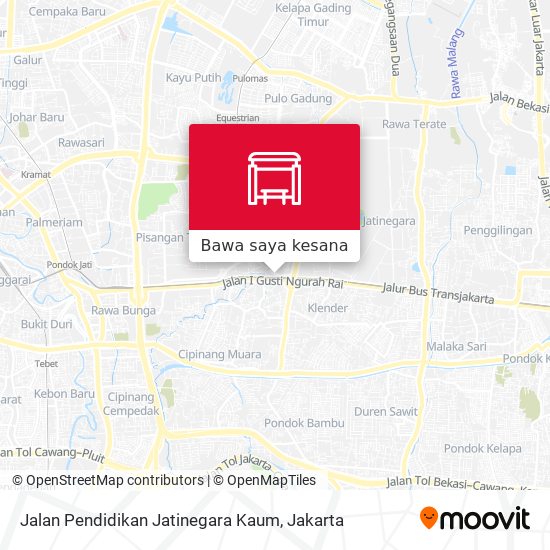 Peta Jalan Pendidikan Jatinegara Kaum