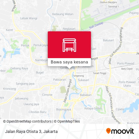 Peta Jalan Raya Otista 3