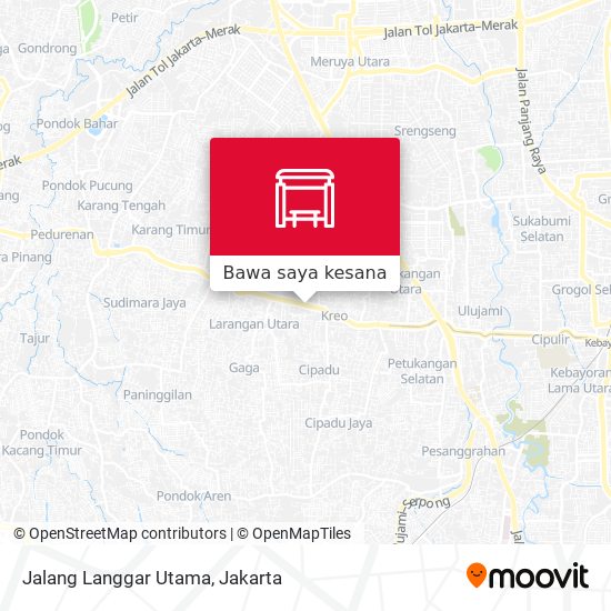 Peta Jalang Langgar Utama