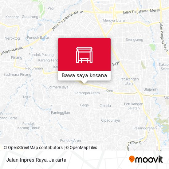 Peta Jalan Inpres Raya