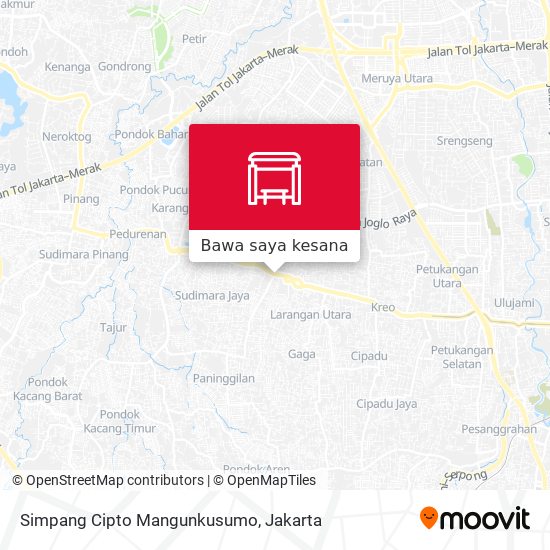 Peta Simpang Cipto Mangunkusumo