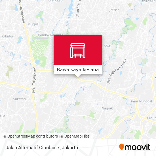 Peta Jalan Alternatif Cibubur 7